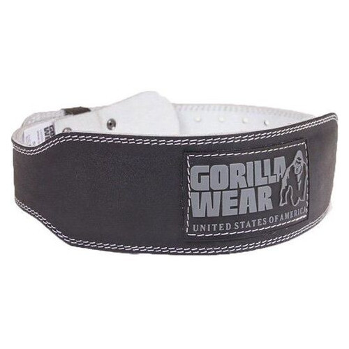 Пояс Gorilla Wear Padded Leather Belt S/M Черный (34369004) фото №1