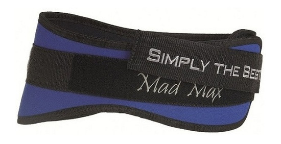 Пояс для важкої атлетики Mad Max MFB 421р. L (синій) (7104) фото №1