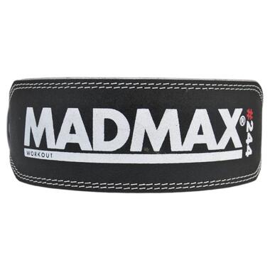 Пояс для важкої атлетики MadMax MFB-244 Sandwich шкіряний Black XL фото №2