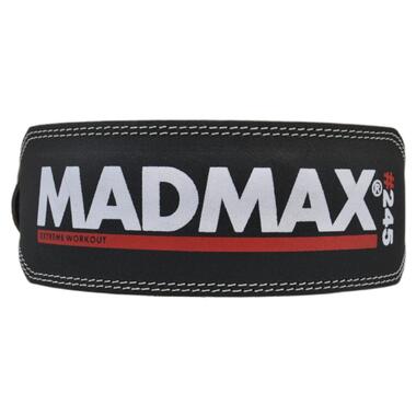 Пояс для важкої атлетики MadMax MFB-245 Full leather шкіряний Black XXL фото №4