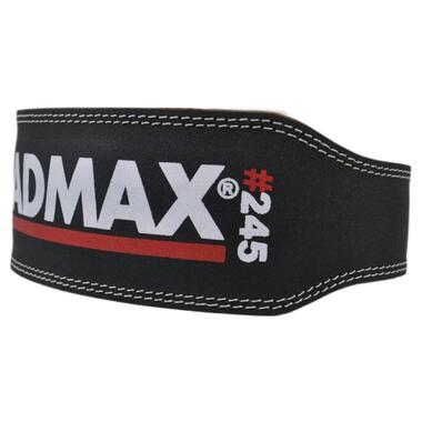 Пояс для важкої атлетики MadMax MFB-245 Full leather шкіряний Black XXL фото №6