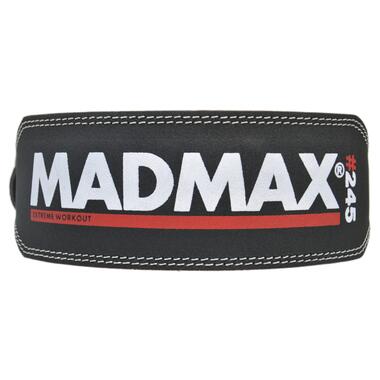 Пояс для важкої атлетики MadMax MFB-245 Full leather шкіряний Black XXL фото №7
