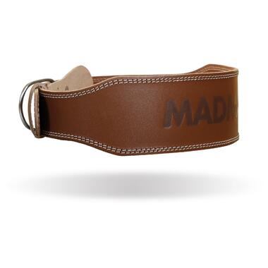 Пояс для важкої атлетики MadMax MFB-246 Full leather шкіряний Chocolate brown L фото №1