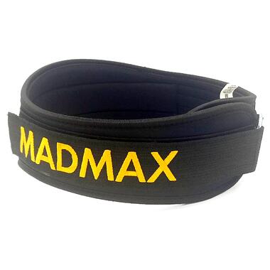 Пояс для важкої атлетики MadMax MFB-313 Body Conform неопреновий Black XXL фото №9