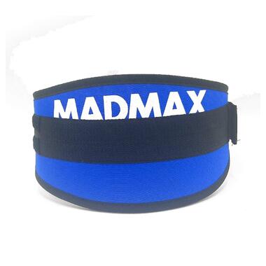 Пояс для важкої атлетики MadMax MFB-421 Simply the Best неопреновий Blue S фото №4