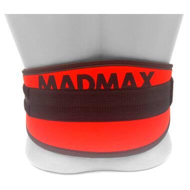 Пояс для важкої атлетики MadMax MFB-421 Simply the Best неопреновий Red M фото №8
