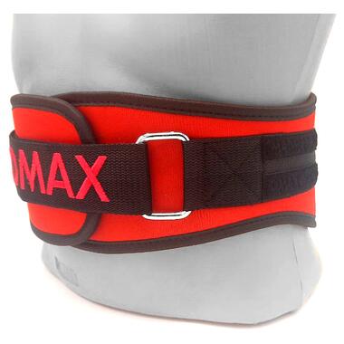 Пояс для важкої атлетики MadMax MFB-421 Simply the Best неопреновий Red S фото №9