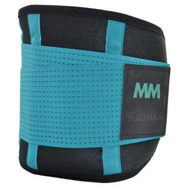 Пояс компресійний MadMax MFA-277 Slimming belt Black/turquoise M фото №5