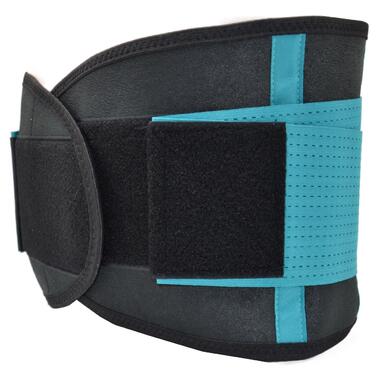 Пояс компресійний MadMax MFA-277 Slimming belt Black/turquoise M фото №7