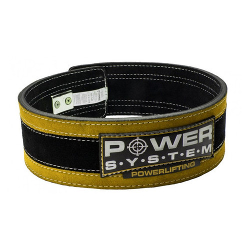 Пояс для тяжелой атлетики Power System Stronglift PS-3840 Yellow фото №1