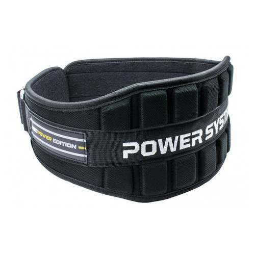 Пояс неопреновый для тяжелой атлетики Power System Neo Power PS-3230 Black/Yellow M фото №1