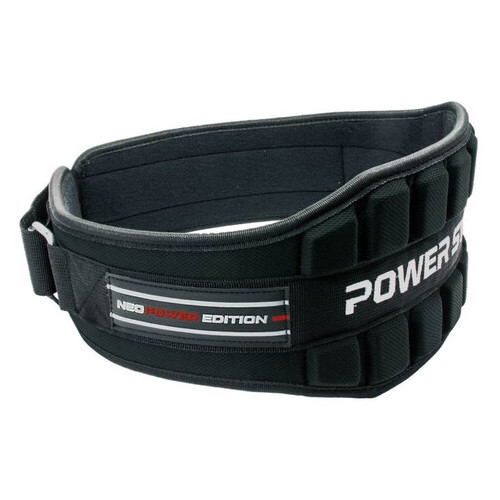 Пояс неопреновый для тяжелой атлетики Power System Neo Power PS-3230 Black/Red M фото №3