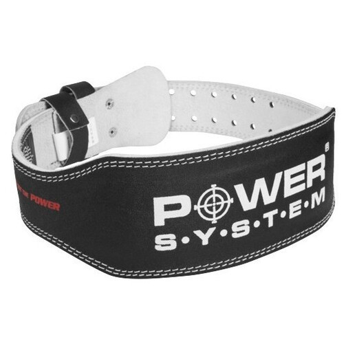 Пояс для важкої атлетики Power System PS-3250 Power Basic шкіряний Black XXL фото №1
