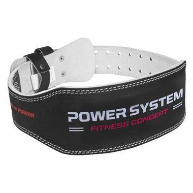 Пояс для важкої атлетики Power System PS-3100 Power шкіряний Black XXL фото №1