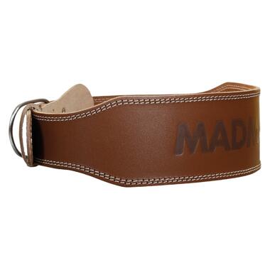 Пояс для важкої атлетики MadMax MFB-246 Full leather шкіряний Chocolate brown XXL фото №1