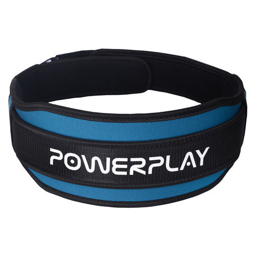 Пояс для тяжелой атлетики PowerPlay 5545 Сине-Черный (Неопрен) L фото №1