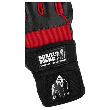 Рукавички Gorilla Wear Dallas Wrist Wrap L Чорно-червоний (07369002) фото №4