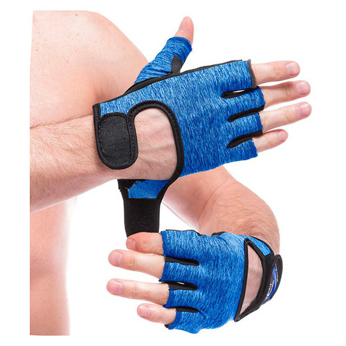Рукавички для фітнесу Hard Touch FG-003 M Синій (07452002) фото №1