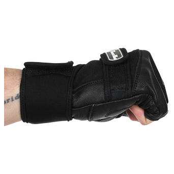 Рукавички для кроссфіту та воркауту шкіряні Hard Touch BC-9526 M Чорний (07452019) фото №2