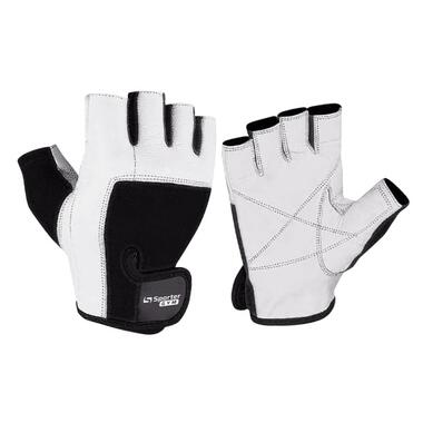 Рукавички для фітнесу Sporter Fitness Gloves White/Black M size фото №1
