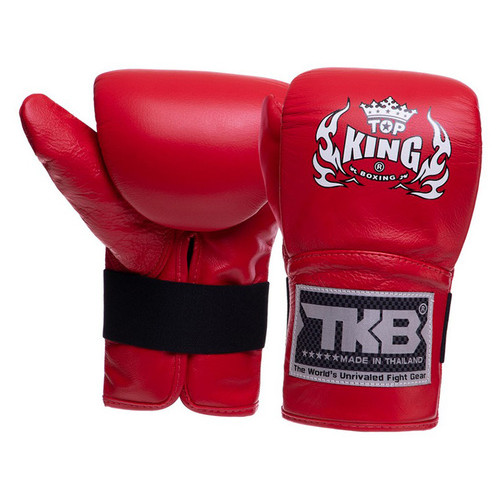 Снарядні рукавички шкіряні Top King Boxing Pro TKBMP-CT L Червоний (37551059) фото №1