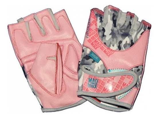 Рукавички для важкої атлетики Mad Max No Matter MFG 931 р.с. M (рожеві) (47331) фото №1