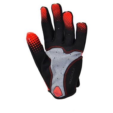 Рукавички для фітнесу MadMax MXG-101 X Gloves Black/Grey/Red M фото №3