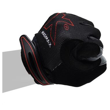Рукавички для фітнесу MadMax MXG-103 X Gloves Black/Grey XL фото №10