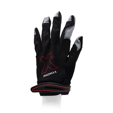 Рукавички для фітнесу MadMax MXG-103 X Gloves Black/Grey XL фото №2