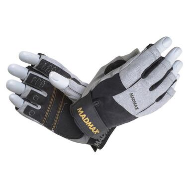 Перчатки для фітнесу Mad Max Damasteel Workout Gloves MFG-871 Gray/Gold M size фото №1