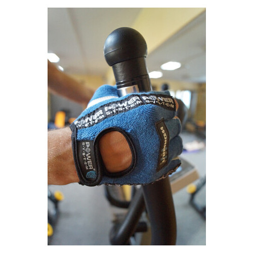 Рукавички для фітнесу та важкої атлетики Power System Workout PS-2200 M Blue фото №9