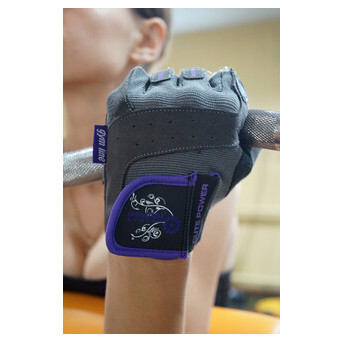 Рукавички для фітнесу Power System PS-2560 Cute Power жіночі Purple XS фото №10