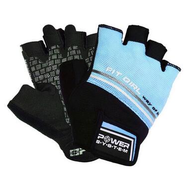 Рукавички для фітнесу Power System Fit Girl Evo Gloves 2920TU Turquoise XS size фото №1