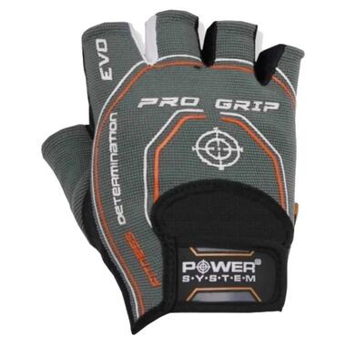 Перчатки для фітнесу Power System Pro Grip Evo Gloves Grey 2260 L size фото №1