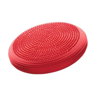 Балансувальна подушка-диск 4FIZJO MED+ 33 см (сенсомоторна) масажна Red 4FJ0052 фото №1