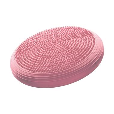 Балансувальна подушка-диск 4FIZJO MED+ 33 см (сенсомоторна) масажна Pink 4FJ0316 фото №1