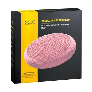 Балансувальна подушка-диск 4FIZJO MED+ 33 см (сенсомоторна) масажна Pink 4FJ0316 фото №5