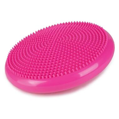Балансувальна подушка-диск Cornix 33 см (сенсомоторна) масажна XR-0055 Pink фото №6