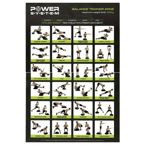 Балансувальна платформа Power System Balance Trainer Zone PS-4200 Black фото №8