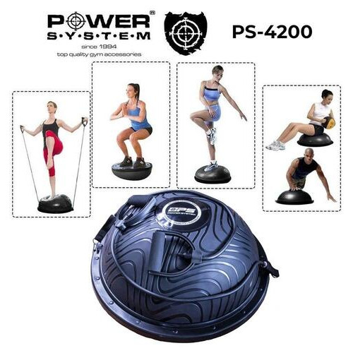 Балансувальна платформа Power System Balance Trainer Zone PS-4200 Black фото №2