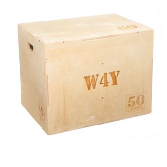 Бокс пліометричний W4Y (50х60х75, зібраний, вага 30 кг, гострі кути зашліфовані) фото №1