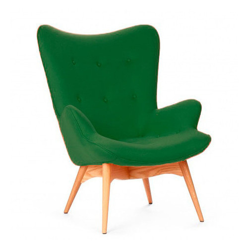Кресло SDM Флорино дерево бук ткань Зеленый фото №1