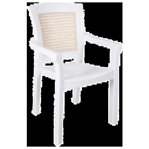 Крісло Irak Plastik Side біле фото №1