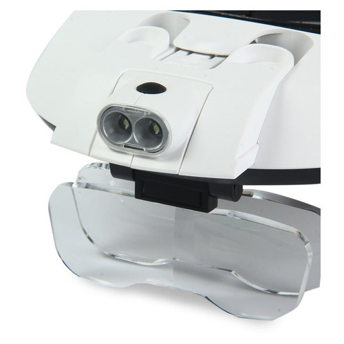 Бінокулярна лупа Magnifier 81001-G LED 1x - 6x фото №6