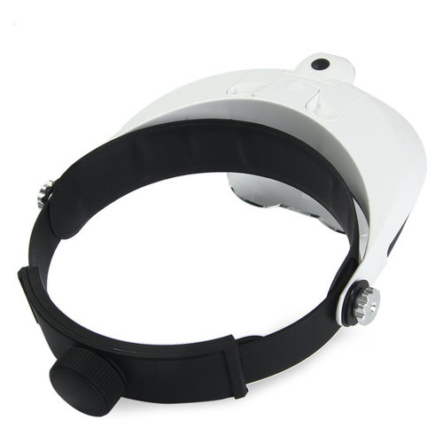 Бінокулярна лупа Magnifier 81001-G LED 1x - 6x фото №5