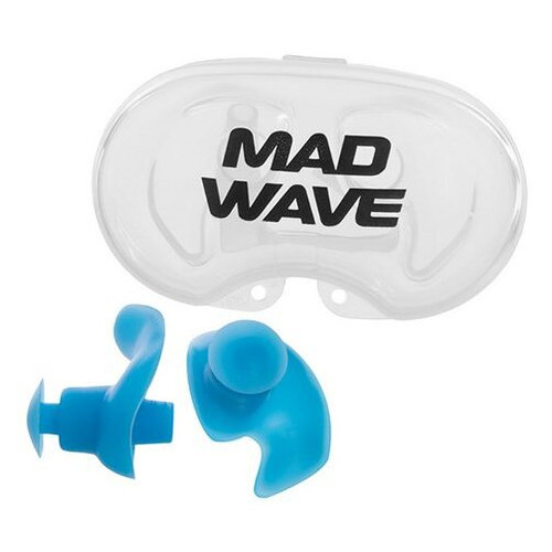 Беруши для плавания Mad Wave ERGO M071201 в футляре Голубой (60444076) фото №1