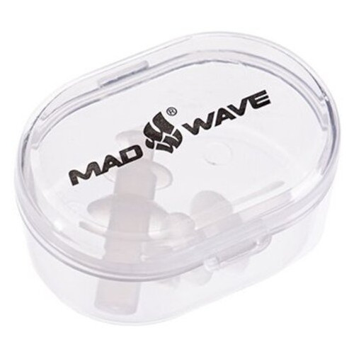 Беруші для плавання Mad Wave M071501 у футлярі Білий (60444077) фото №3