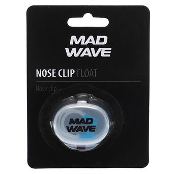 Затискач для носа Mad Wave Float M0711010 Блакитний (60444194) фото №7