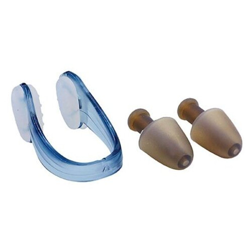 Беруші для плавання та затискач для носа FDSO HN-2 Синій (60508019) фото №1