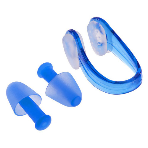 Беруші для плавання та затискач для носа FDSO HN-1081 Синій (60508312) фото №1